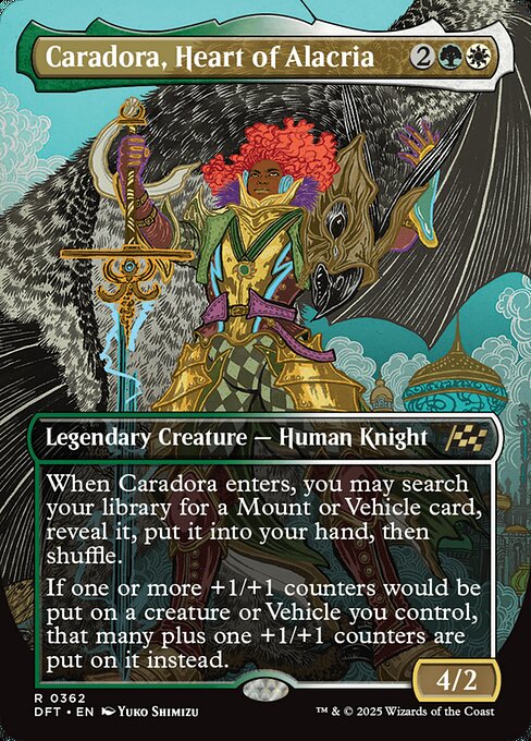 Caradora, Heart of Alacria (Borderless) - DFT - 362