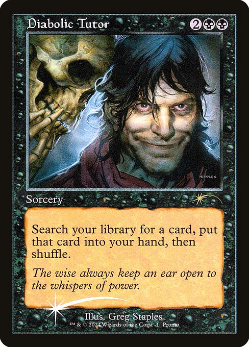 Diabolic Tutor (Foil) - PW24 - 13