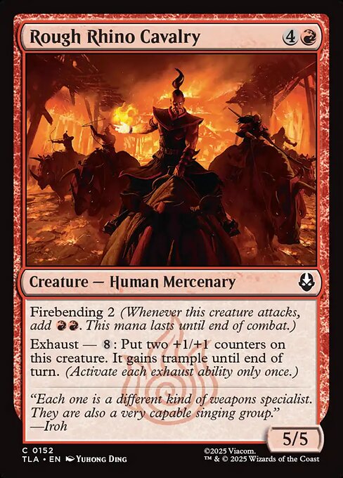 Rough Rhino Cavalry (Foil) - TLA - 152