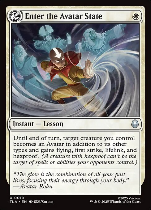Enter the Avatar State (Foil) - TLA - 18