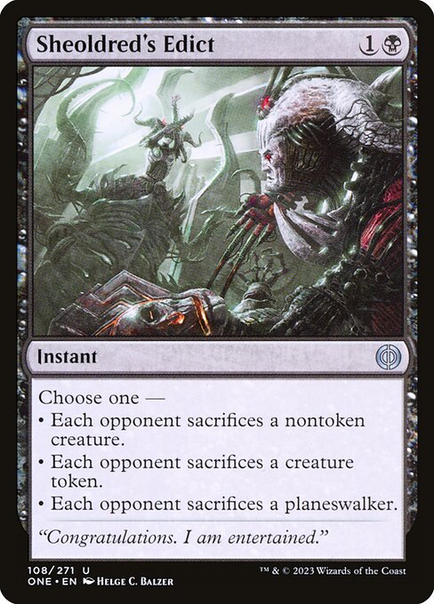 Sheoldred's Edict - ONE - 108