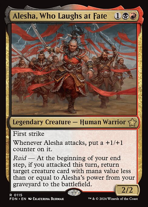 Alesha, Who Laughs at Fate (Foil) - FDN - 115