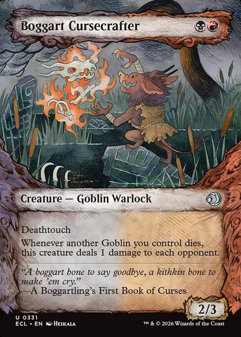 Boggart Cursecrafter (Showcase) (Foil) - ECL - 331