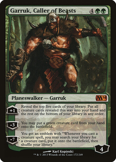 Garruk, Caller of Beasts - M14 - 172