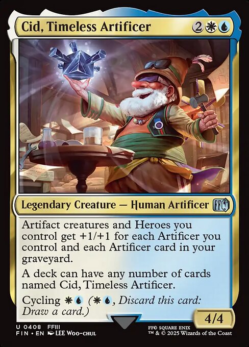 Cid, Timeless Artificer (0408) (Foil) - FIN - 408