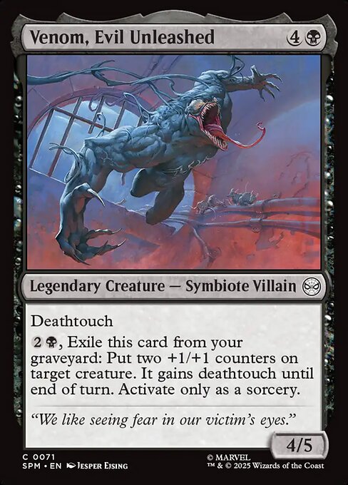 Venom, Evil Unleashed (Foil) - SPM - 71