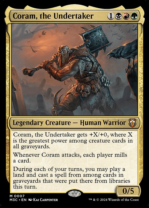 Coram, the Undertaker (Foil) - M3C - 7