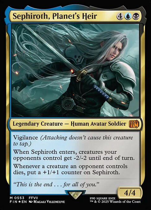 Sephiroth, Planet's Heir (Foil) - FIN - 553