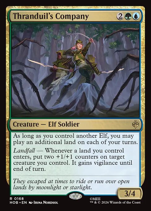 Thranduil's Company (Foil) - HOB - 168