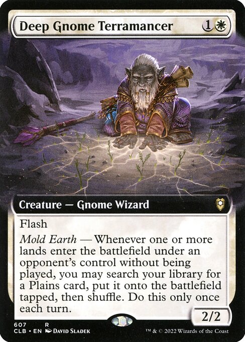 Deep Gnome Terramancer (Extended Art) - CLB - 607