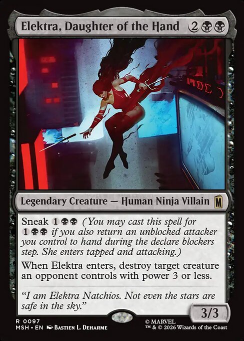Elektra, Daughter of the Hand - MSH - 97