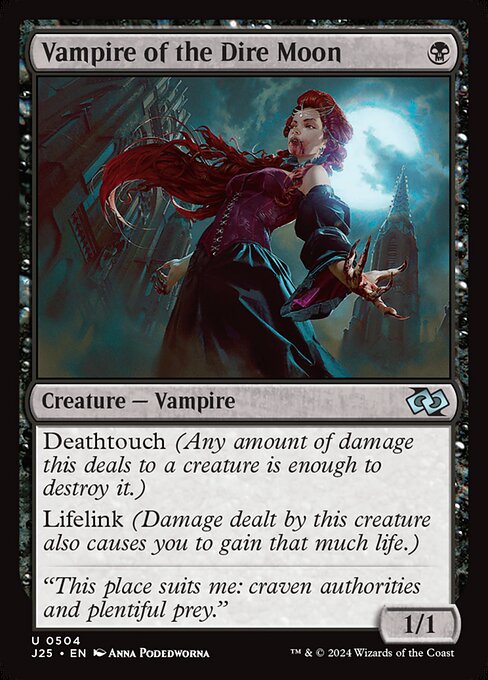 Vampire of the Dire Moon - J25 - 504