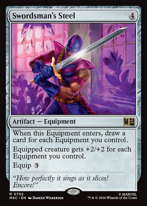 Swordsman's Steel - MSC - 752
