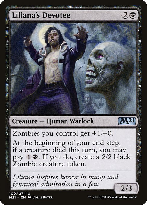 Liliana's Devotee - M21 - 109