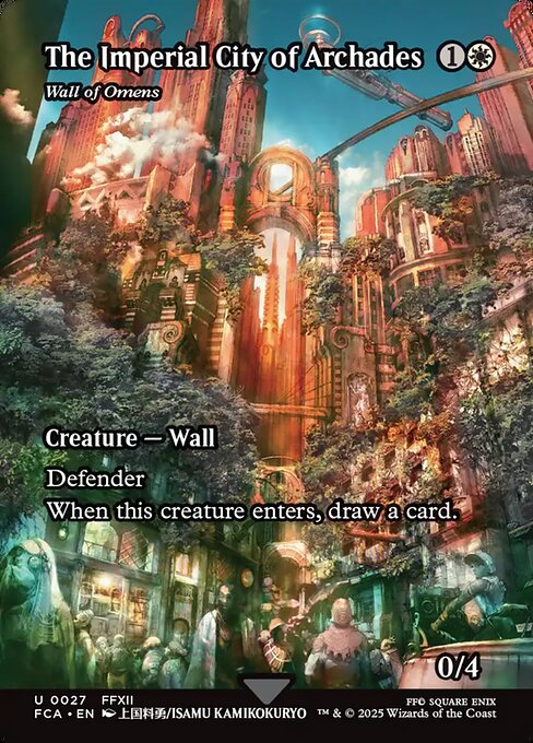 The Imperial City of Archades - Wall of Omens (Showcase) - FCA - 27