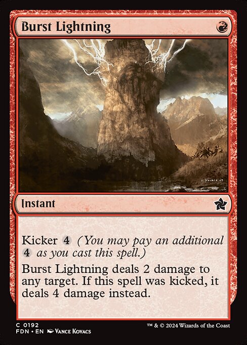 Burst Lightning (Foil) - FDN - 192