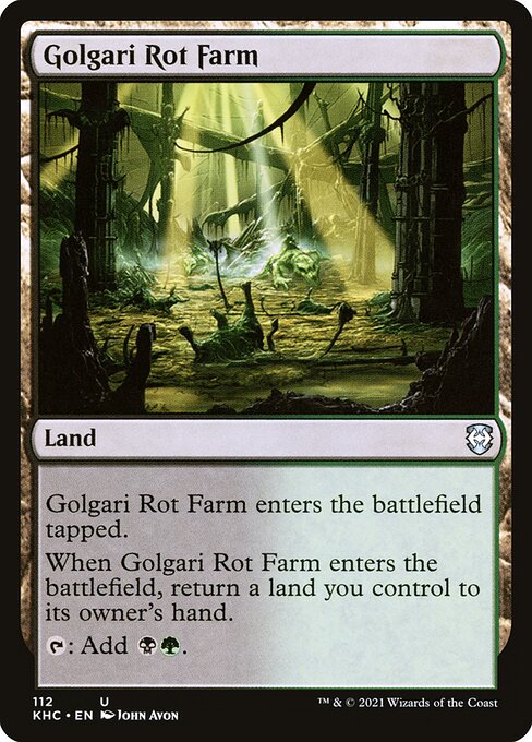 Golgari Rot Farm - KHC - 112