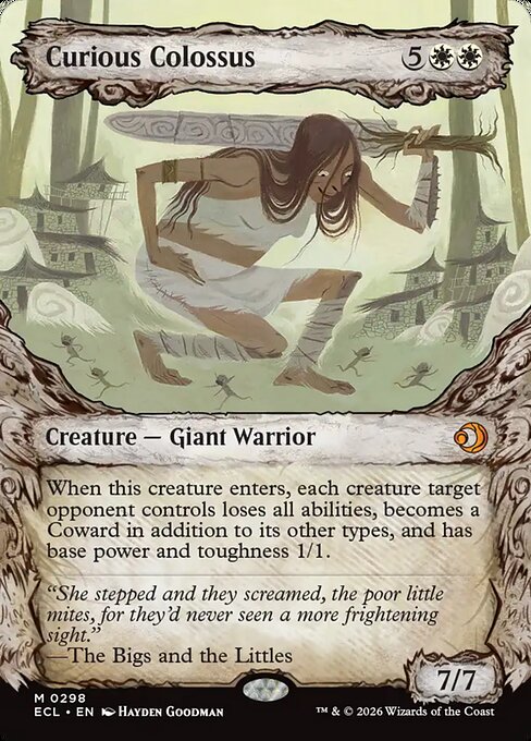 Curious Colossus (Showcase) (Foil) - ECL - 298