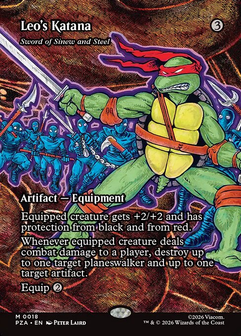 Leo's Katana - Sword of Sinew and Steel (Borderless) - PZA - 18