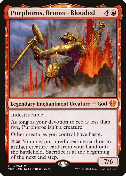 Purphoros, Bronze-Blooded (Foil) - THB - 150