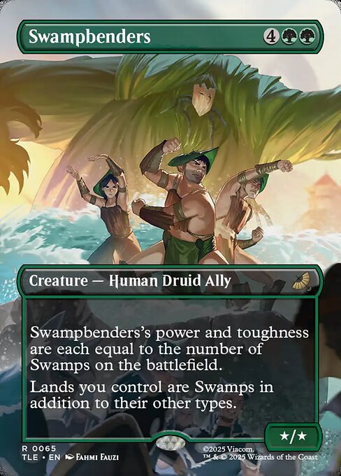 Swampbenders (Borderless) (Foil) - TLE - 65