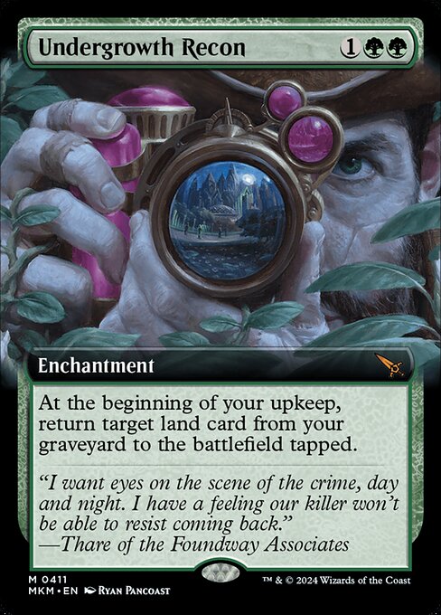 Undergrowth Recon (Extended Art) - MKM - 411
