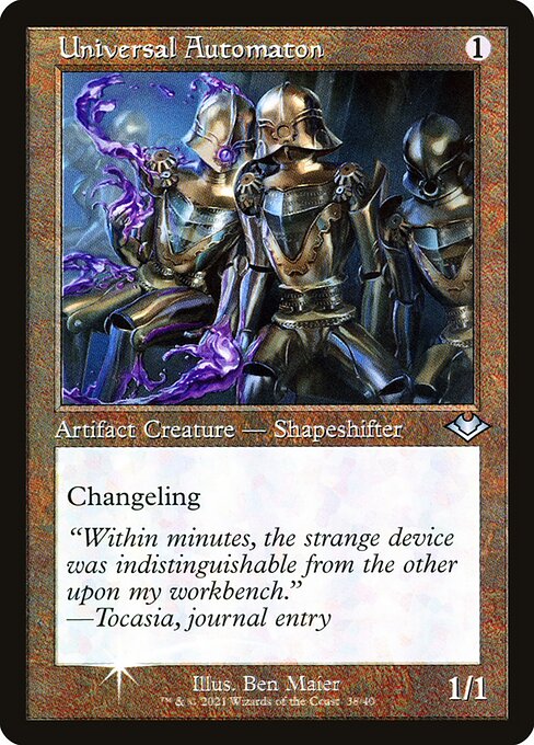Universal Automaton (Retro Frame) (Foil) - H1R - 38