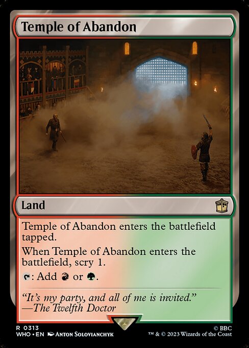 Temple of Abandon - WHO - 313