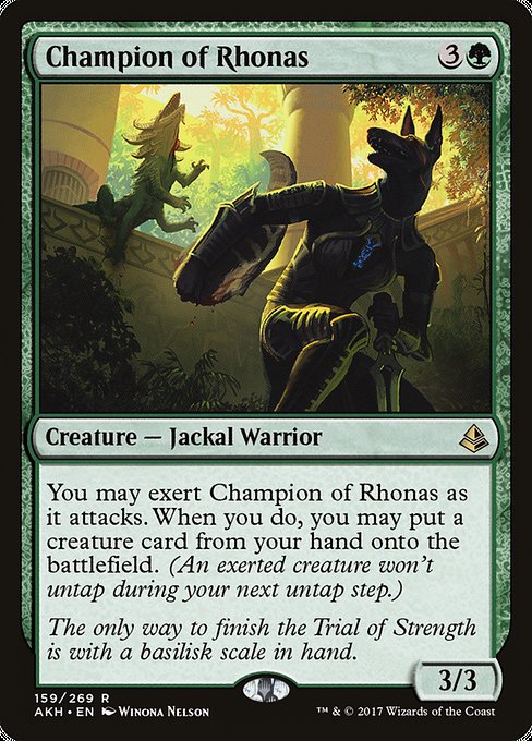 Champion of Rhonas (Foil) - AKH - 159