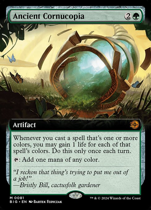 Ancient Cornucopia (Extended Art) (Foil) - BIG - 81