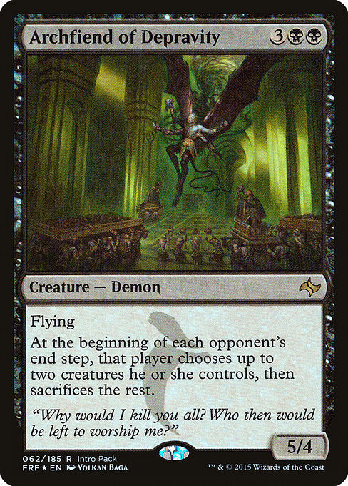 Archfiend of Depravity (Foil) - PFRF - 62