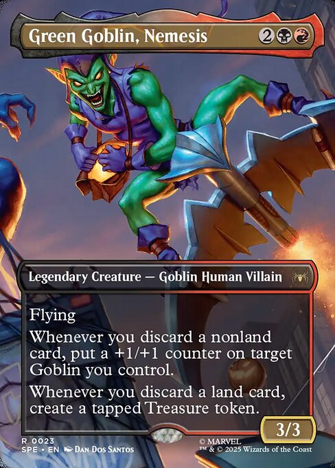 Green Goblin, Nemesis (Borderless) - SPE - 23