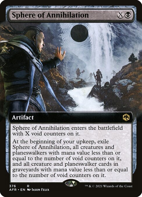 Sphere of Annihilation (Extended Art) (Foil) - AFR - 376