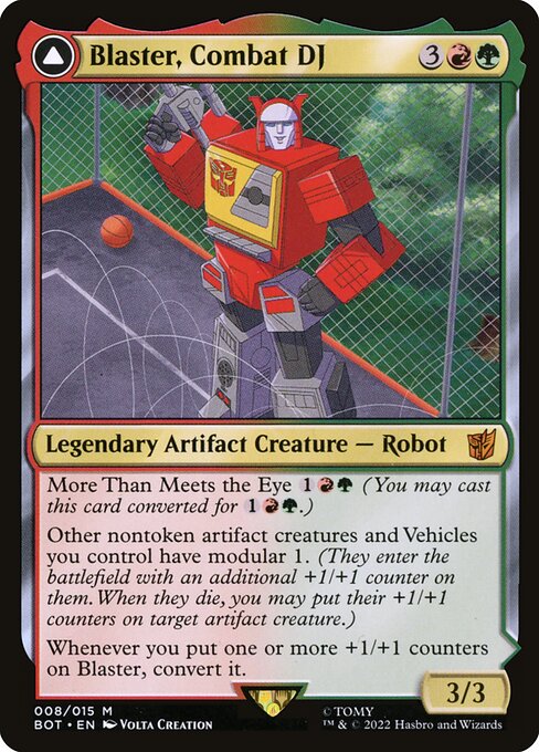 Blaster, Combat DJ (Foil) - BOT - 8