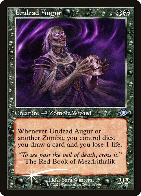 Undead Augur (Retro Frame) (Foil) - H1R - 15