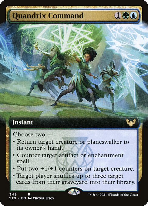 Quandrix Command (Extended Art) - STX - 349