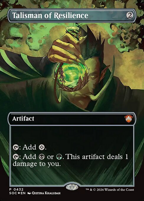Talisman of Resilience (Borderless) (Foil) - SOC - 432