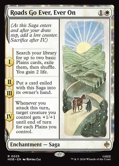 Roads Go Ever, Ever On (Foil) - HOB - 25
