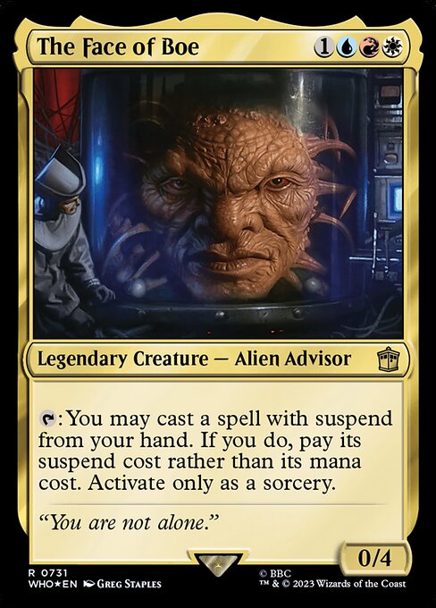 The Face of Boe (Surge Foil) - WHO - 731