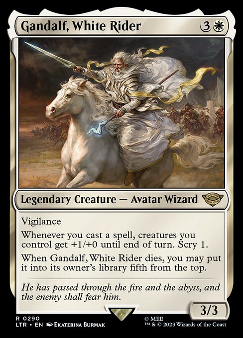 Gandalf, White Rider - LTR - 290