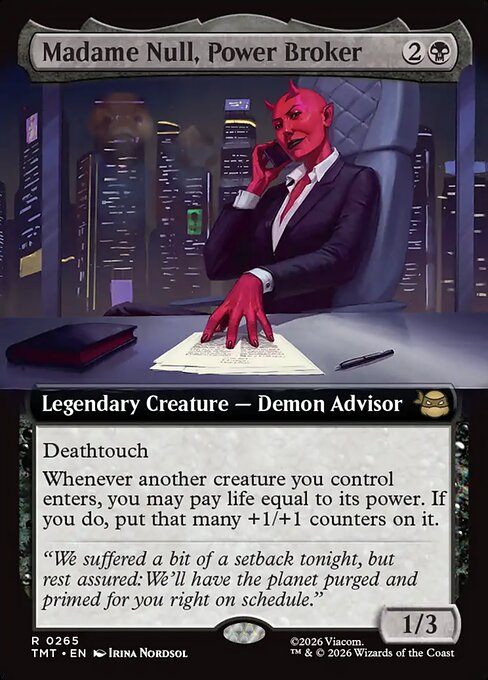 Madame Null, Power Broker (Extended Art) - TMT - 265
