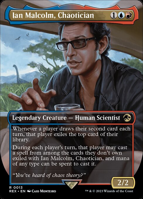 Ian Malcolm, Chaotician (Borderless) - REX - 13