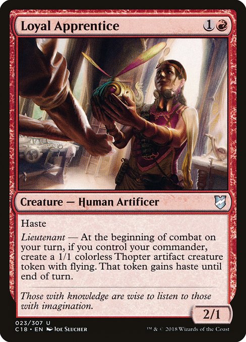 Loyal Apprentice - C18 - 23