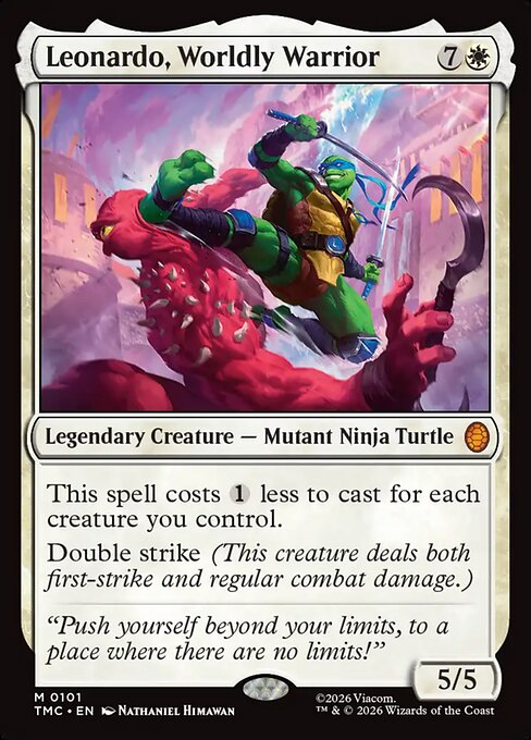 Leonardo, Worldly Warrior - TMC - 101