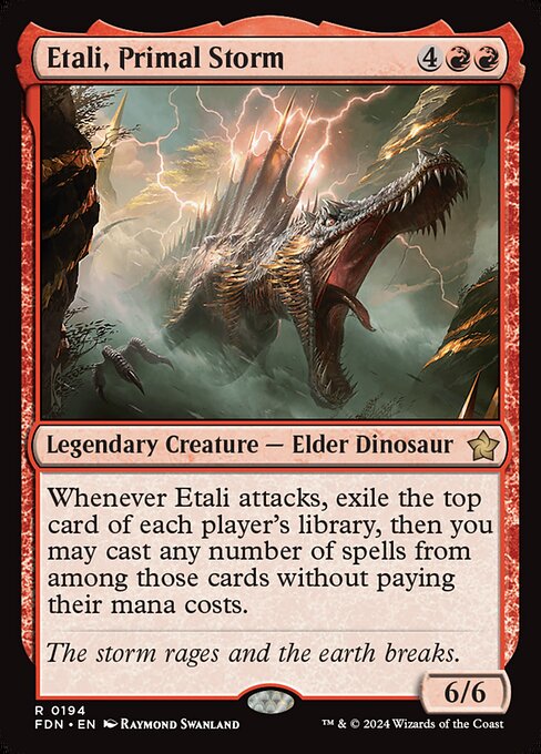 Etali, Primal Storm (Foil) - FDN - 194
