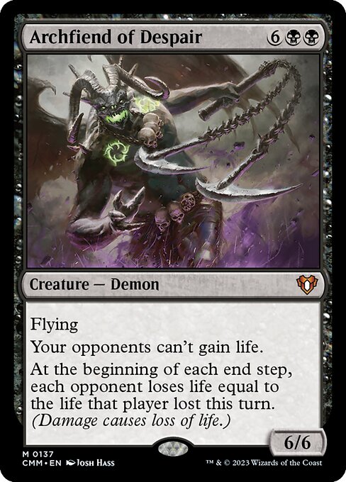 Archfiend of Despair (Foil) - CMM - 137
