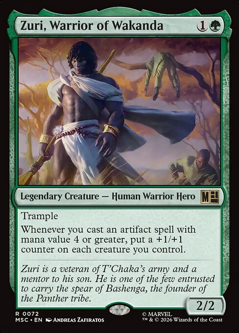 Zuri, Warrior of Wakanda - MSC - 72