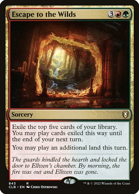 Escape to the Wilds - CLB - 843