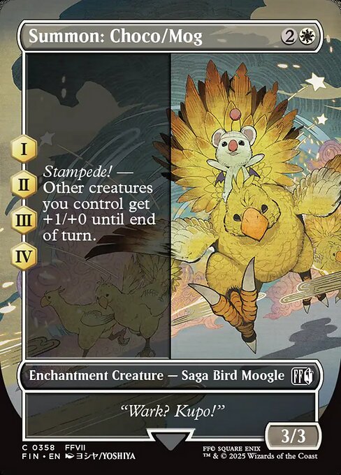 Summon: Choco/Mog (Borderless) - FIN - 358