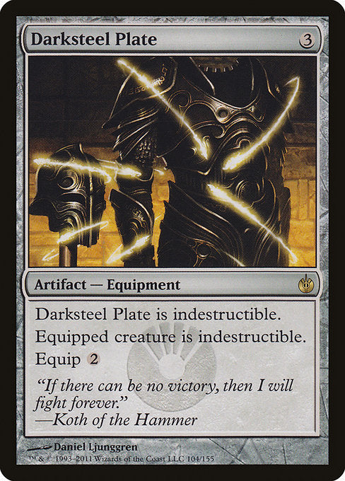 Darksteel Plate - MBS - 104